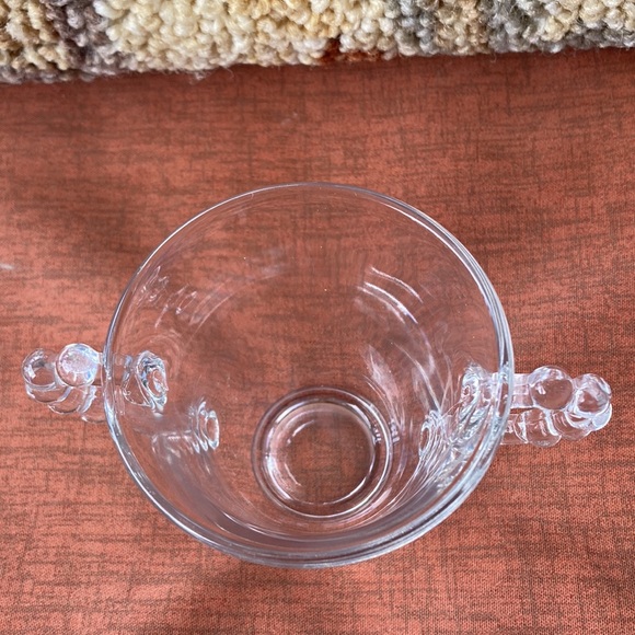 Vintage Imperial Glass Candlewick Open Sugar, Creamer & Tray - Picture 4 of 12